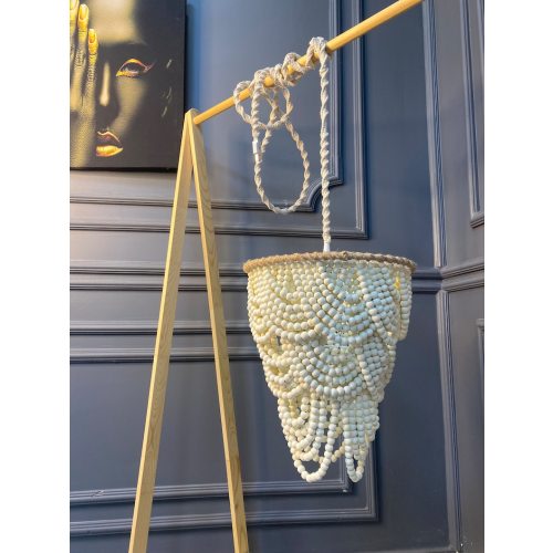 Wooden Beaded Chandelier Ombre Chandelier Blue Bead Chandelier Boho Lighting Pendant Lighting Beaded Ombre Chandelier Boho Decor - Etsy