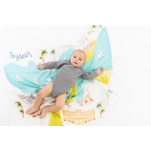 Loulou Lollipop | Muslin Swaddle - Sydney | Artock Australia
