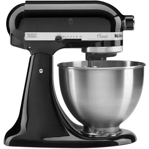 KitchenAid Classic Series 4.5 Quart Tilt-Head Stand Mixer K45SS, Onyx Black