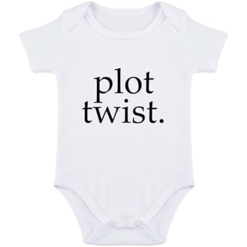 Plot Twist Baby Bodysuit Baby Announcement Bodysuit Pregnancy Announcement Baby Bodysuit Baby Girl Boy Clothes