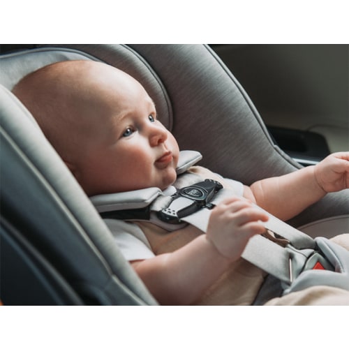 Chicco KeyFit 35 Zip ClearTex Infant Car Seat and Base - Rear-Facing for 4-35 lbs Infants, With Head/Body Support, Zip Shield, Compatible with Chicco Strollers - Ash - KeyFit 35 with Zip Privacy Shield