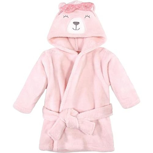 Hudson Baby Unisex Baby Plush Animal Face Bathrobe