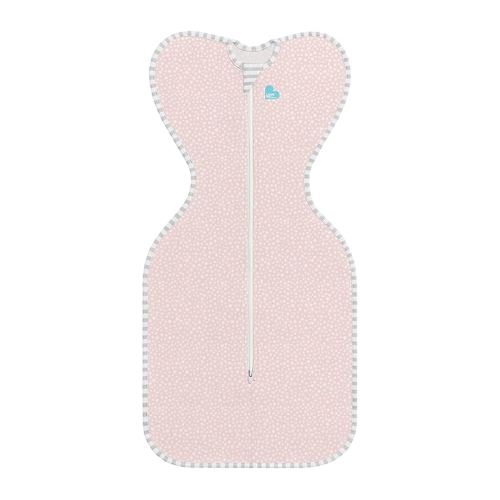 Love to Dream Swaddle UP, Silky-Lux 1.0 TOG, Super Soft and Luxurious 100% Viscose from Bamboo, Allow Baby to Sleep in Their Preferred Arms Up Position, Snug Fit Calms Startle Reflex, Pink, 8-13lbs