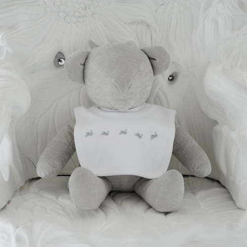 Bunnies Bib – Whiteflowers Gallery