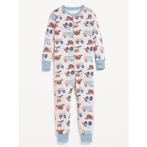 Unisex Snug-Fit 2-Way-Zip Pajama One-Piece for Toddler & Baby