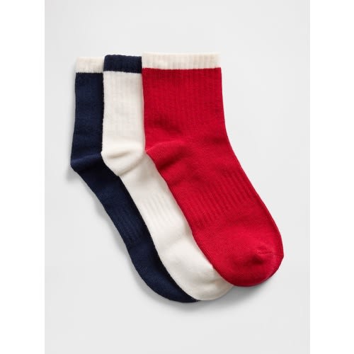 Kids Quarter Crew Socks (3-Pack) | Gap