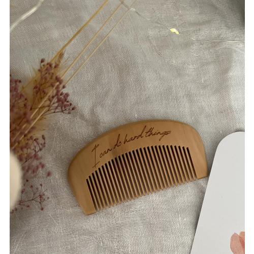 Engraved Labor Comb | Natural Pain Relief for Birth | “I Can Do Hard Things” Birth Affirmation | Doula Gift | Birth Prep Tool