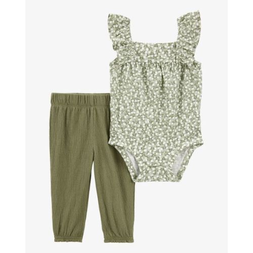 Baby 2-Piece Floral Bodysuit Pant Set - Carter's | Carter's