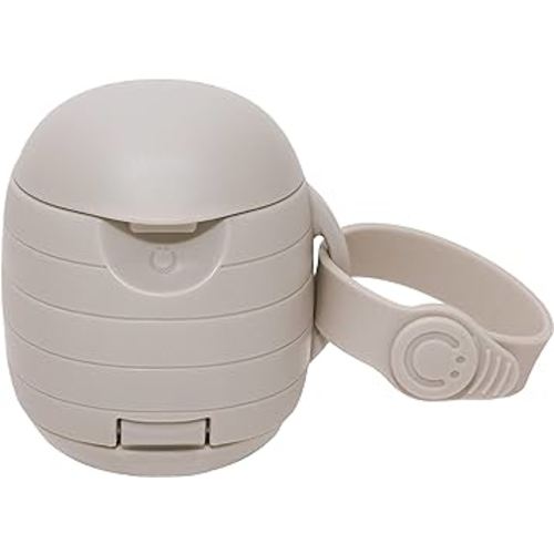 Ubbi On-The-Go Dual Pacifier Holder, Keep's Baby's Binkies Clean and Accessible, Portable for Travel, Diaper Bag Accessory Must Have for Newborns, Taupe