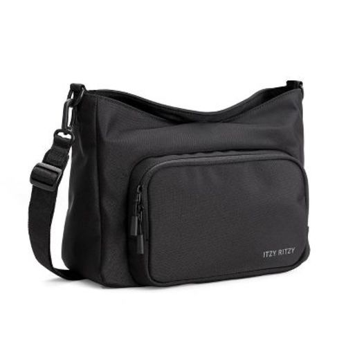 Itzy Ritzy Belong Cargo Caddy Shoulder Diaper Bag - Black