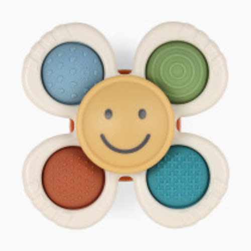 Itzy Ritzy High Chair, Bath & Travel Fidget Toy - Smile