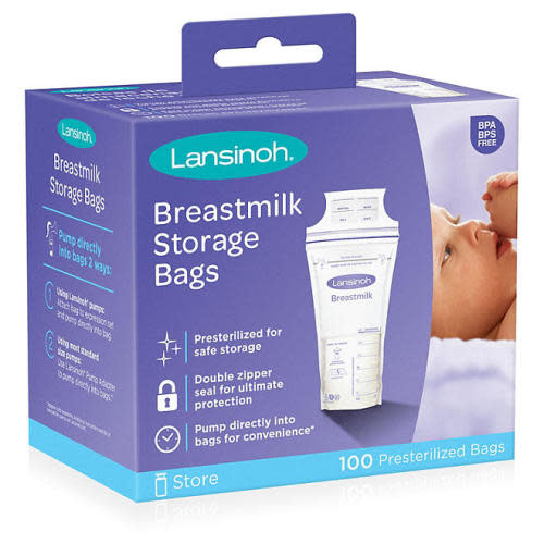 Lansinoh Breastmilk Storage Bags, 100 ct. - Sam's Club