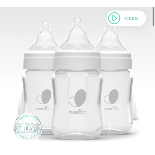 Evenflo Glass Wide Neck Bottles