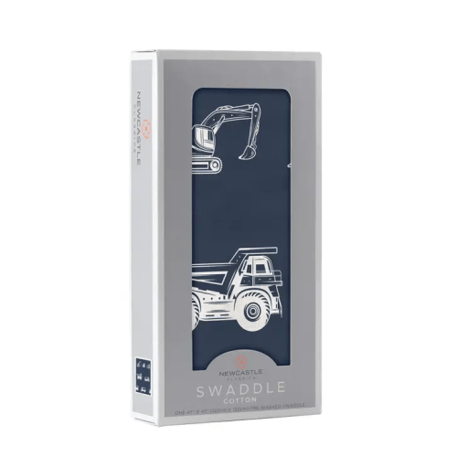 Dump Trucks & Diggers Swaddle - The Silver Suitcase