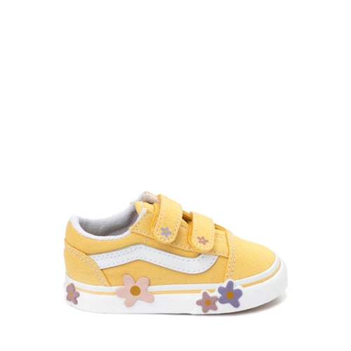 Vans Old Skool V Skate Shoe - Baby / Toddler - Yellow / Floral | Journeys