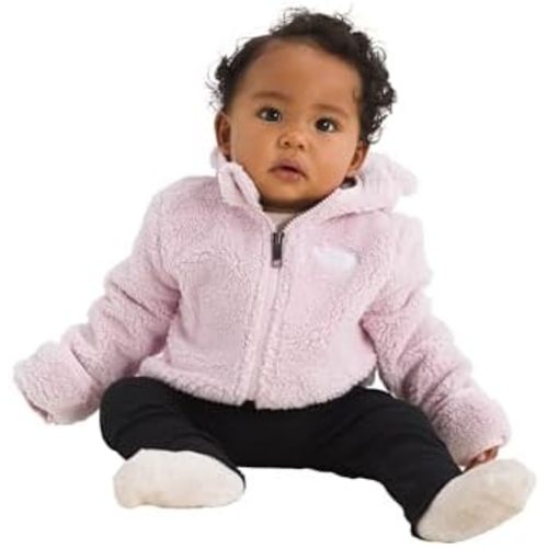 THE NORTH FACE Baby Campshire Full Zip Hoodie | Cozy Fleece Winter Jacket for Toddlers, With Mittens & Attached Bear Ear Hood
