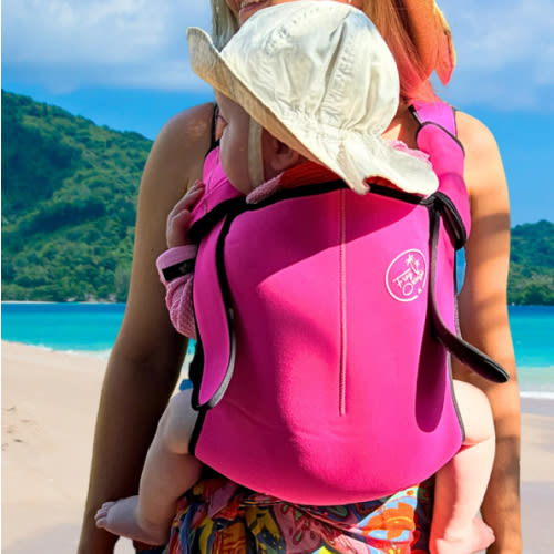 THE EXPLORER Wetsuit Baby Carrier - MALIBU – Frog Orange