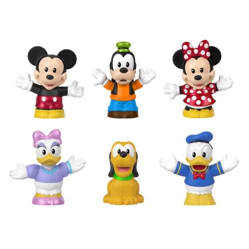 Disney 100 Mickey & Friends Figure Pack by Little People | Mattel