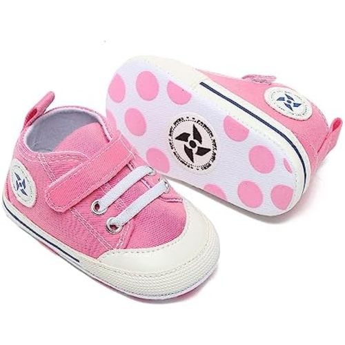 BEIDI Baby Girl Boy Shoes 0-18 Months,Infant Unique Essentials Gifts,Unisex Newborn Doll Slip-on Soft Sole High-top Frist Walking Sneakers