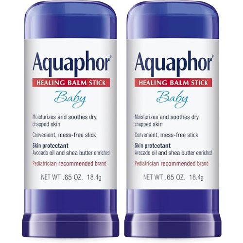Aquaphor Baby Healing Balm Stick With Avocado Oil and Shea Butter, 0.65 Oz Stick - Pack of 2