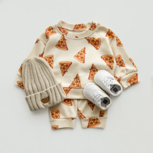 Baby Toddler Pizza Waffle 2-piece Set