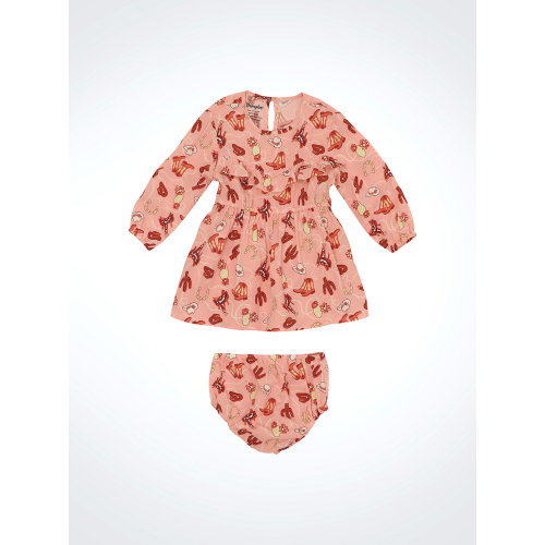 Little Girl's Printed Ruffle Dress | Wround-Up Event | Wrangler®
