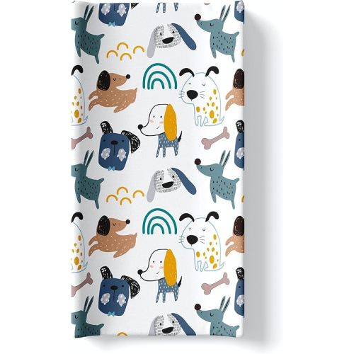 Baby Infant Changing Pad Cover Pad Liner Ultra Soft Breathable Changing Table Cover Boy Girl Neutral (Dogs)