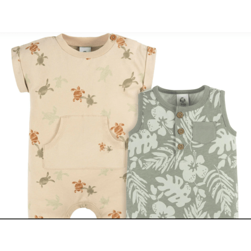 2-Pack Baby Boys Tropical Rompers – Gerber Childrenswear