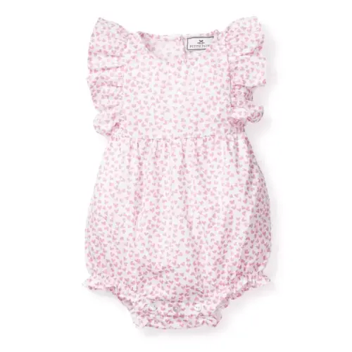 Brands We Love Infants Ruffled Romper in Sweethearts by Janie and Jack