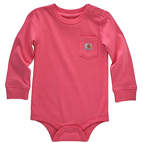 Carhartt Unisex Baby Long-Sleeve Pocket Bodysuit