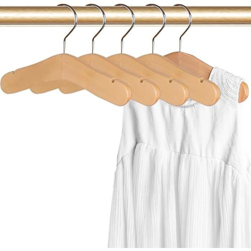 20pcs Baby Wooden Hangers, 9.44" Toddler Kids Wood Hangers,Children Wooden Hangers,Pet Clothes Hangers