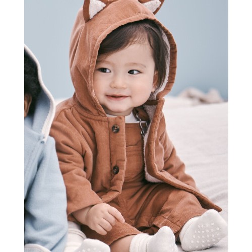 Baby Corduroy Fox Hoodie
