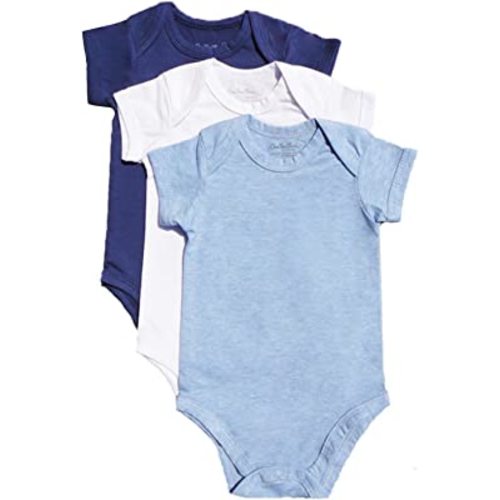 Baby 3-Pack Soft Cotton Spandex bodysuits