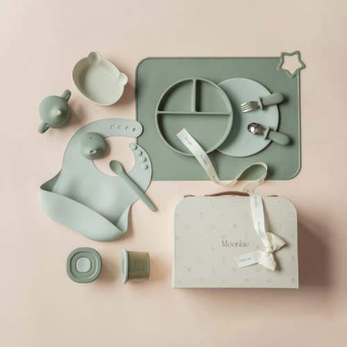 First Bites Gift Set (Sage/Mint)
