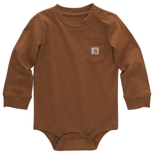 Carhartt Long-Sleeve Pocket Bodysuit for Babies