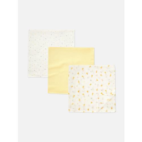 3-Pack Mixed Muslin Squares