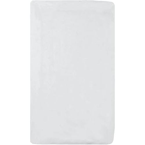 TL Care 100% Natural Cotton Jersey Knit 18" x 36" Cradle/Bassinet Sheet - Fitted, White, Soft Breathable, for Boys and Girls