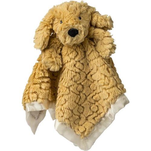 Mary Meyer Lovey Putty Nursery Baby & Toddler Stuffed Animal Security Blanket Soft Snuggle Toy, 13 x 13-Inches, Golden Puppy