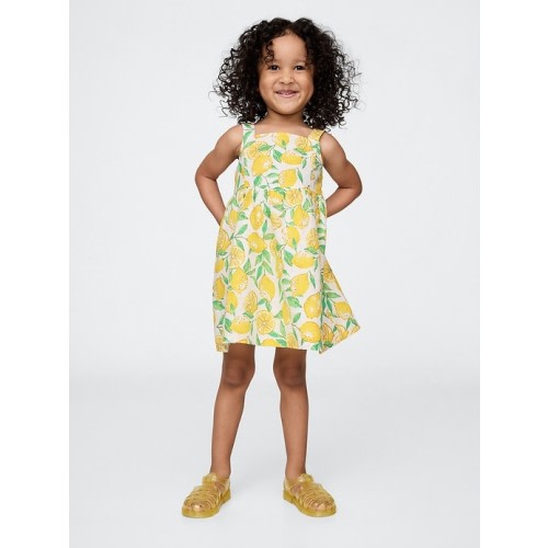 Baby & Toddler Linen-Cotton Lemon Dress