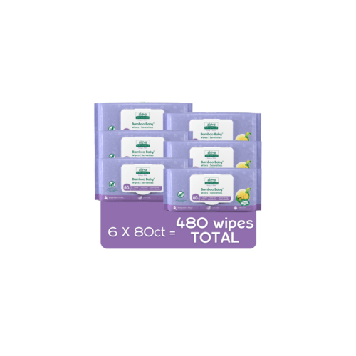Aleva Naturals Bamboo Baby Wipes Economy Pack