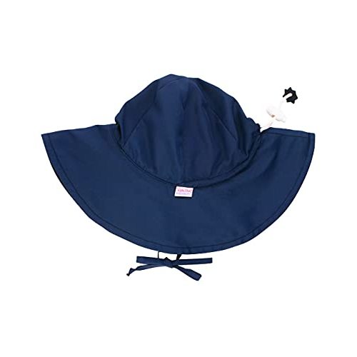 RuffleButts® Baby/Toddler Girls Baby/Toddler Sun Hat with UPF 50+ Sun Protection and Floppy Wide Brim