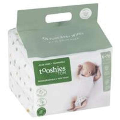 Buy Tooshies By TOM Baby Wipes Aloe Vera and Chamomile 6 x 70 Pack Online at Chemist Warehouse®