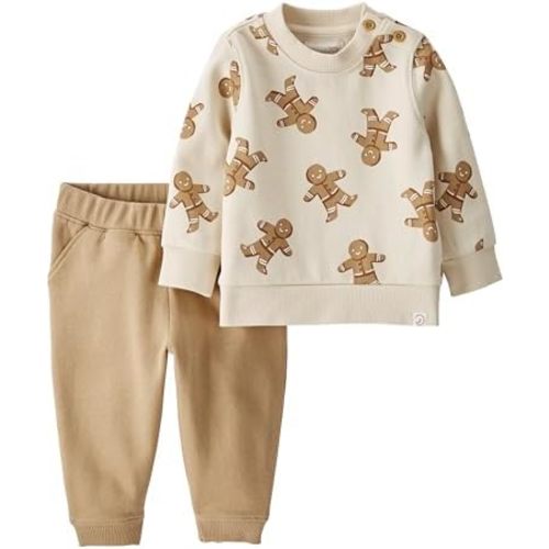 little planet by carter's unisex-baby 2-piece Pants Set Made With Organic Cotton