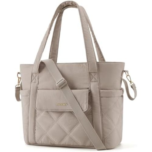 mommore Diaper Bag Tote Small Baby Bag with Insulated Pockets, Lightweight Mommy Tote with Stroller Straps, Nurse Gym Travel