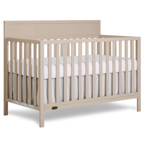 Dream On Me Ivy 5 in 1 Convertible Full-size Crib, Greenguard Gold & JPMA Certified, Converts from Baby Crib to Toddler Bed, Day Bed, Kids Bed and Full-size Bed, Almond Butter