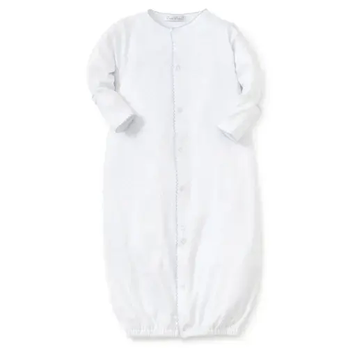 Personalized White/Blue New Kissy Dots Conv. Gown