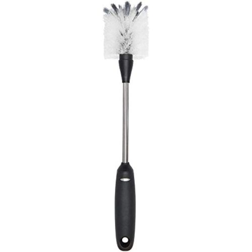 OXO SteeL Bottle Brush,Black,10 In