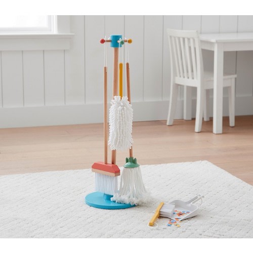 Multicolor Wooden Cleaning Set