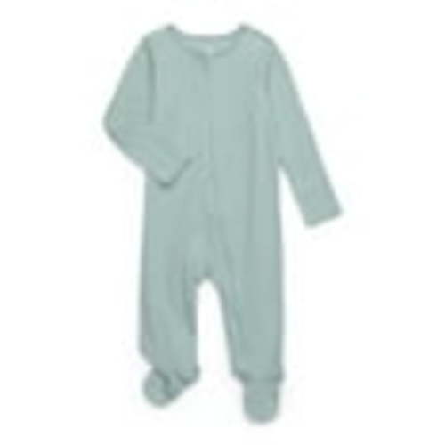 Wonder Nation Baby Boys or Girls Zip Front Footed Pajamas, Sizes Preemie-6/9 Months