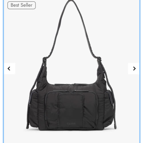 Crossbody Diaper Bag - Black